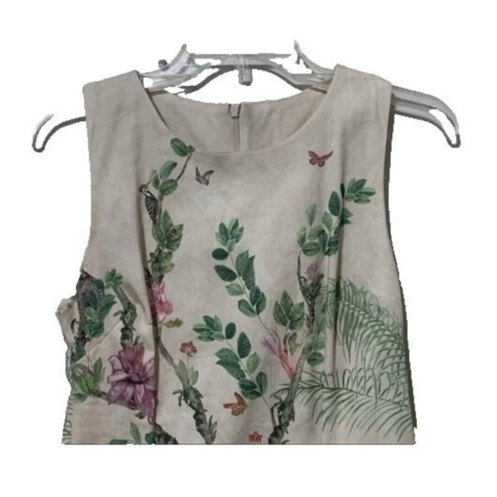 Isolda Brazil Women’s 2 Midi Dress Ruffle Hem Resort Garden Party Cottagecore - Picture 3 of 10